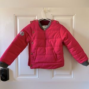 Buckle Me Baby Coats pink car seat coat, size 4T
